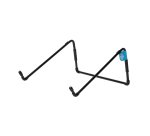 R-Go Tools Support pour ordinateur portable R-Go Steel Travel, ergonomique et pliable, noir