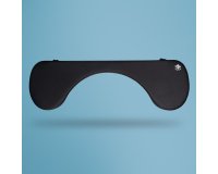 R-Go Tools Accoudoir R-Go, ergonomique, sym&eacute;trique, avec d&eacute;coupe abdominale, mousse souple, noir.