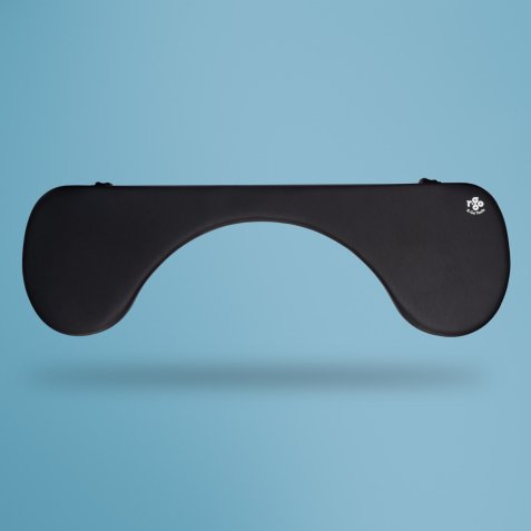 R-Go Tools Accoudoir R-Go, ergonomique, sym&eacute;trique, avec d&eacute;coupe abdominale, mousse souple, noir.