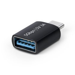 StarTech.com Adaptateur USB-C vers USB-A, USB 5Gbps, 3A, Convertisseur USB-C Mâle vers USB-A Femelle, Boîtier Métallique Durable - Compatible Thunderbolt