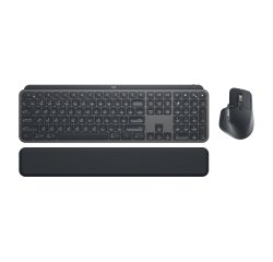 Logitech MX Keys Combo For Business Gen 2 clavier Souris incluse Bureau RF sans fil + Bluetooth QWERTY Graphite