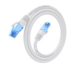 AISENS Cable De Red Latiguillo RJ45 Cat.6 UTP AWG26 CCA, Blanco, 0.5 m