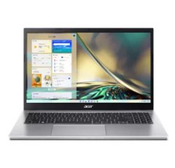 Acer Aspire 3 Intel® Core™ i7 i7-1255U Portátil 39,6 cm (15.6") Full HD 32 GB DDR4-SDRAM 1 TB SSD Wi-Fi 6 (802.11ax) Windows 11 Home Plata