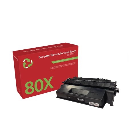 Tóner Everyday™ Mono remanufacturado de Xerox es compatible con HP 80X (CF280X), Capacidad alta