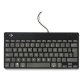 R-Go Tools Teclado ergonómico R-Go Compact Break, teclado compacto con software de pausa, QWERTY (ES), cableado, negro