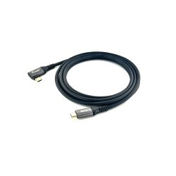 Equip USB 2.0 C to C 90° angled Cable, M/M, 3.0m, 100W with Emark chispet