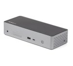 StarTech.com USB-C Dock, 4K 60Hz Quad Monitor DisplayPort & HDMI, Universeel USB Type-C Docking Station met 100W Power Delivery, USB Hub met 1x USB Type-C & 3x USB-A, Ethernet, Audio