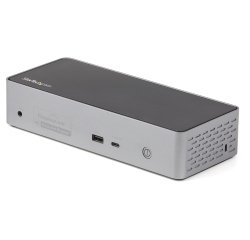 StarTech.com USB C Dock - 4K 60Hz Quad Monitor DisplayPort & HDMI - Universal USB-C Docking Station with 100W Power Delivery - USB Hub with 1x USB Type-C & 3x USB-A, Ethernet, Audio