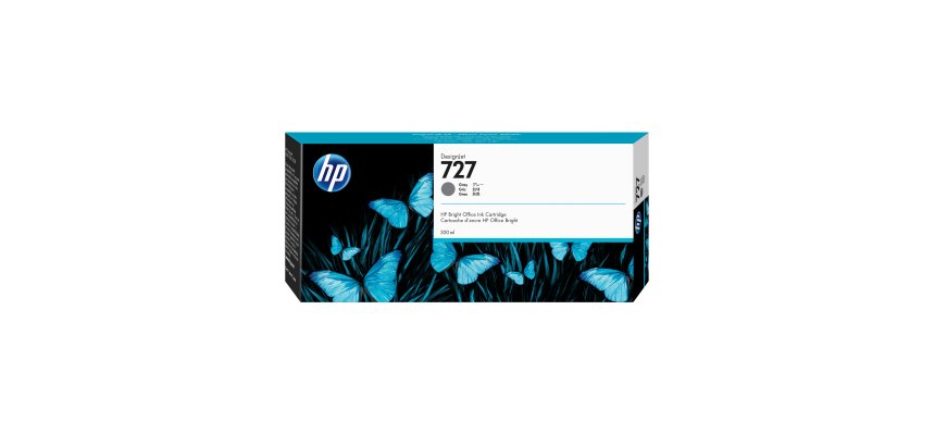 HP 727 cartouche d'encre DesignJet grise, 300 ml
