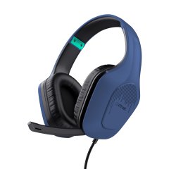 Trust GXT 415B Zirox Casque Avec fil Arceau Gaming Bleu