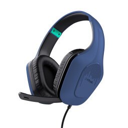 Trust GXT 415B Zirox Casque Avec fil Arceau Jouer Bleu