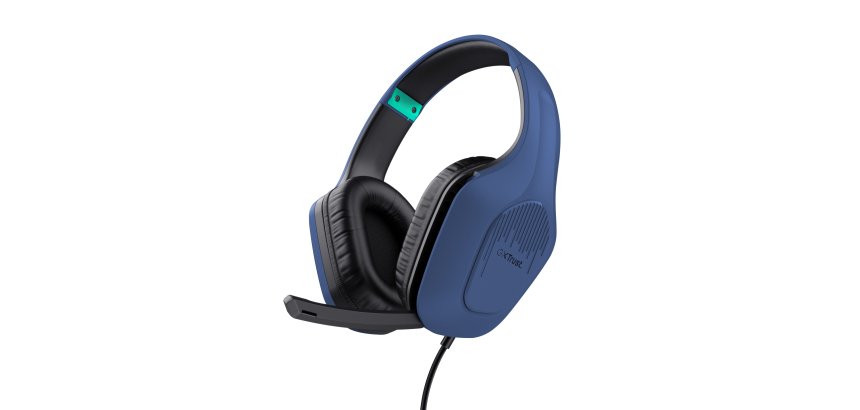 Trust GXT 415B Zirox Casque Avec fil Arceau Gaming Bleu