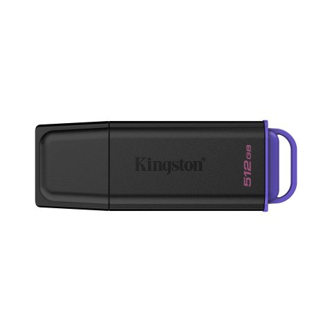 Kingston Technology DataTraveler 512GB Portátil USB 3.2 Gen 1 Exodia Negro + Violeta