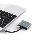 Conceptronic DONN16G Cablato USB 3.2 Gen 1 (3.1 Gen 1) Type-C Grigio