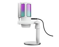Trust GXT 238W Auron Gris, Blanc Microphone pour podcast