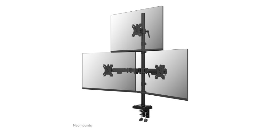 Neomounts DS60-600BL2-1 Soporte de monitor triple 10-32"