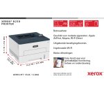 Xerox B230 A4 34 ppm draadloze dubbelzijdige printer PS3 PCL5e/6 2 laden totaal 251 vel