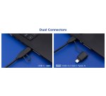 Integral INCRMULTI3.2ACR lecteur de carte mémoire USB 3.2 Gen 1 (3.1 Gen 1) Type-A/Type-C Noir