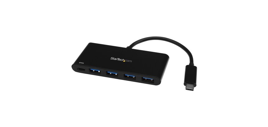 StarTech.com Hub USB-C à 4 ports avec Power Delivery - USB-C vers 4x USB-A - USB 3.0 - 5Gbps