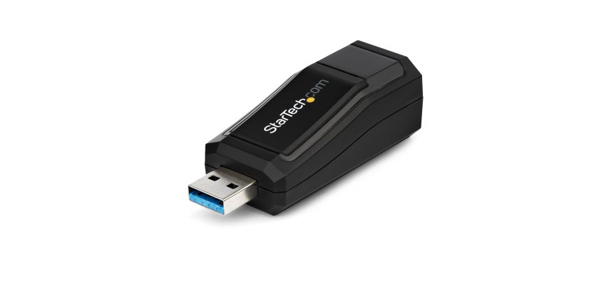 StarTech.com Adaptateur Réseau USB 3.0 vers RJ45 Gigabit Ethernet - 10/100/1000Mbps - Noir