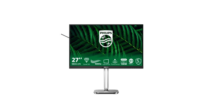 Philips 5000 series 27B2G5601/00 écran plat de PC 68,6 cm (27") 2560 x 1440 pixels Quad HD LCD Noir