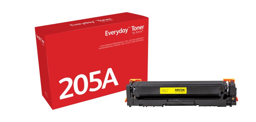 Toner Everyday™ Jaune de Xerox compatible avec HP 205A (CF532A), Capacité standard