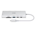 D-Link DUP-A01 hub & concentrateur USB 3.2 Gen 1 (3.1 Gen 1) Type-C 10000 Mbit/s Blanc