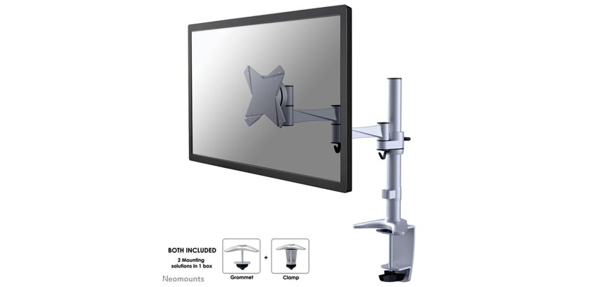 Neomounts FPMA-D1330SILVER Brazo de monitor 10-30"