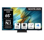 Samsung OLED AI TV 65" QE65S95FATXZT 4K, Processore NQ4 AI Gen3, 4K AI Upscaling Pro, Glare Free, OLED HDR Pro, Dolby Atmos & OTS+, Infinity One Design, Vision AI Smart TV, 2025
