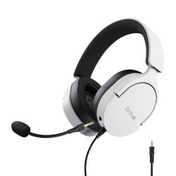 Trust GXT 489W FAYZO Casque Avec fil Arceau Gaming Noir, Blanc
