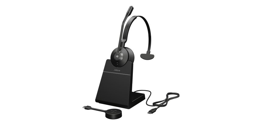 Jabra Engage 55 SE Casque Sans fil Arceau Bureau/Centre d'appels Noir