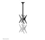 Neomounts FPMA-C340DBLACK Support de plafond pour écran de 32-75" - h106-156 cm