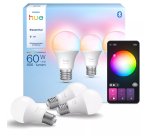 Philips Hue White and colour ambience Essential A60 – E27 smart bulb – 806 lm – 8W – 3-pack