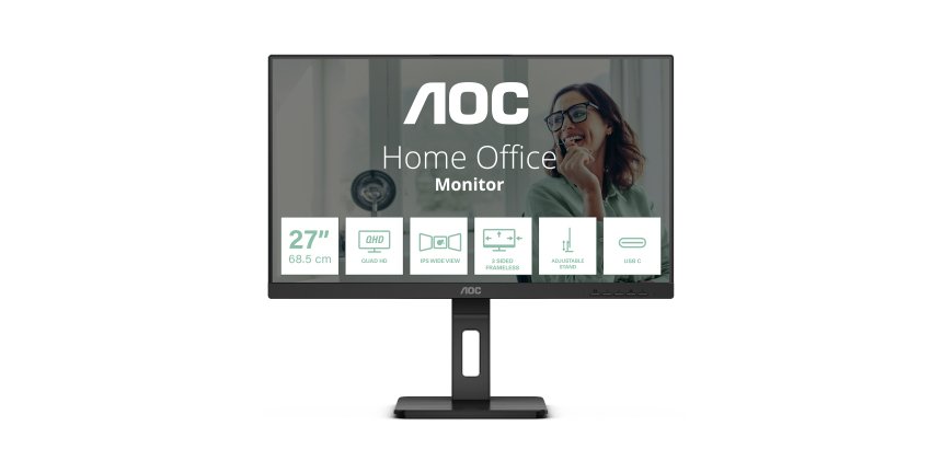 AOC Q27P3CV écran plat de PC 68,6 cm (27") 2560 x 1440 pixels Quad HD LED Noir