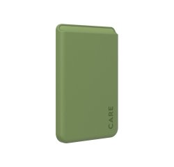 PanzerGlass CARE by ® Fashionable Card Holder Green iPhone funda para teléfono móvil Verde