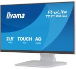 iiyama ProLite T2252MSC-W2AG écran plat de PC 54,5 cm (21.4") 1920 x 1080 pixels Full HD LCD Écran tactile Blanc