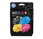 HP 963 Pack de 4 cartouches d'encre Noir/Cyan/Magenta/Jaune authentiques