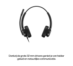 HP Poly Mission 425 Stereo USB Wired Headset (Bulk)