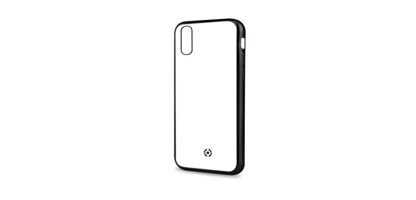 Celly Laser Matt custodia per cellulare 16,5 cm (6.5") Cover Trasparente, Nero