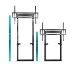 TooQ HIPERIÓN Soporte de Suelo/Pared Fijo para Pantallas 55"-100", Negro