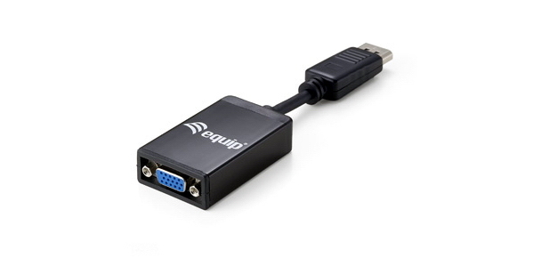 Equip DisplayPort to HD15 VGA Adapter