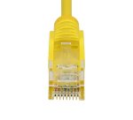 StarTech.com Câble Ethernet CAT6 Jaune Fin de 3m, Sans Accroc, 100W PoE, UTP, LSZH, Fil de Cuivre Pur 28AWG, Cordon Patch Réseau RJ45 avec Serre-Câble, Contrôlé Fluke