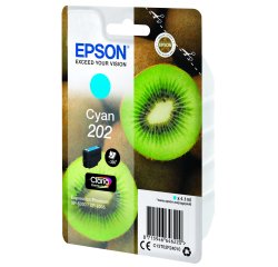 Epson Kiwi Singlepack Cyan 202 Claria Premium Ink