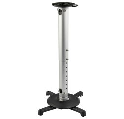 StarTech.com Universal Ceiling Projector Mount - Heavy Duty Height Adjustable/Extendable Pole Mount 5-22.7" from Ceiling - 33lb (15kg) - Tilt/Rotate - Hanging Projector Mount w/ Bracket - TAA