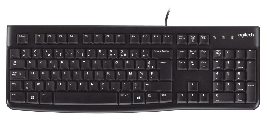 Logitech K120 - keyboard - Belgium