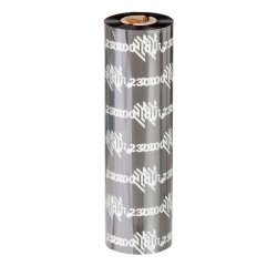 Zebra 2300 Wax cinta térmica 300 m Negro