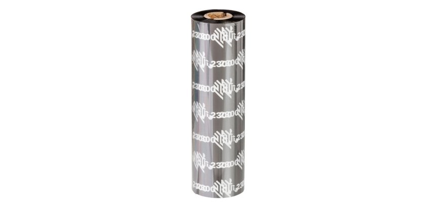 Zebra 2300 Performance Wax cinta térmica 74 m Negro