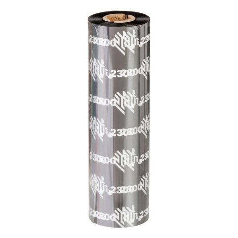 Zebra 2300 Wax cinta térmica 300 m Negro