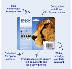 Epson Singlepack Black T0711 DURABrite Ultra Ink