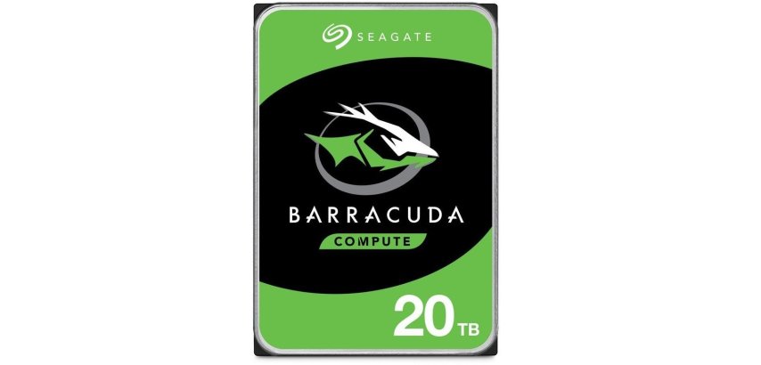Seagate Barracuda 20TB disque dur 20 To 7200 tr/min 512 Mo 3.5" SATA